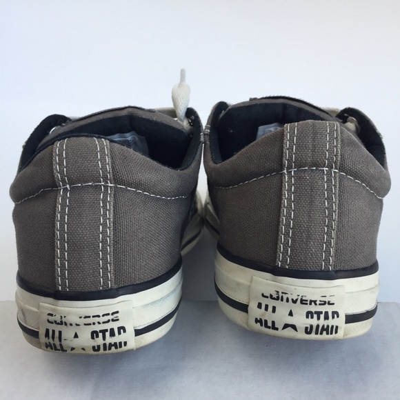 Converse Gray Sneakers Junior Sz4 - Picture 6 of 8